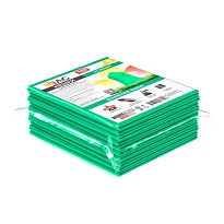 Мешки для мусора 160 л, зеленые, в пачке 10 шт., ПВД, 40 мкм, 900х1100 мм, i-Bag в Магнитогорске