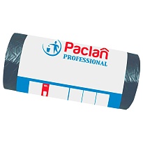 Мешки для мусора 60 л, черные, в рулоне 50 шт., ПНД, 6,2 мкм, 800х600 мм, PACLAN Professional, 604078 в Магнитогорске