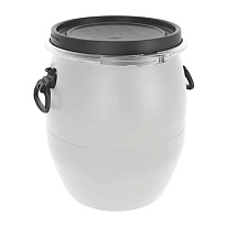 Бочка пластиковая 48 л с хомутом белая в Магнитогорске