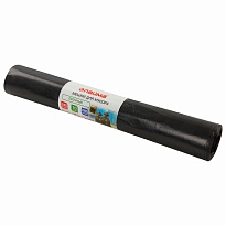 Мешки для мусора 240 л, черные, в рулоне 10 шт., ПВД 50 мкм, 1400х900 мм, LAIMA, 605337 в Магнитогорске