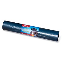 Мешки для мусора 240 л, черные, в рулоне 20 шт., ПВД 35 мкм, 1400х900 мм, PACLAN Big&Strong, 600823 в Магнитогорске
