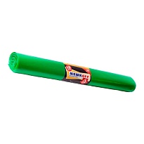 Мешки для мусора 180 л, зеленые, в рулоне 10 шт., ПВД, 50 мкм, 1100х900 мм, МЕШКОFF, 4458 в Магнитогорске